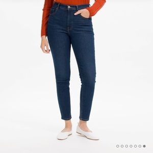 Everlane | High-Rise Skinny Jean in Mid Blue